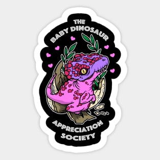 The Baby Dinosaur Appreciation Society Sticker